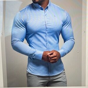 Tailored Athlete Men's Blue Shirt